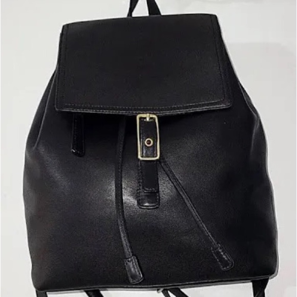 Vintage Coach Legacy West Leather Black Backpack